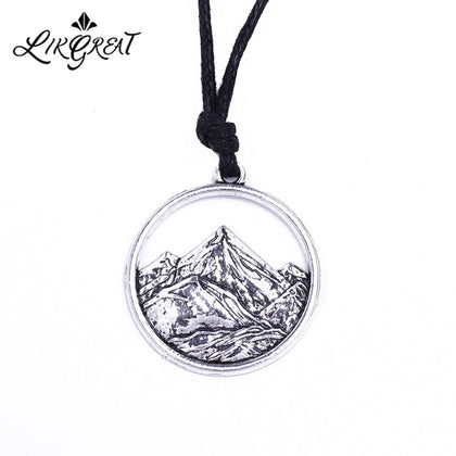Detailed Mountain Necklace